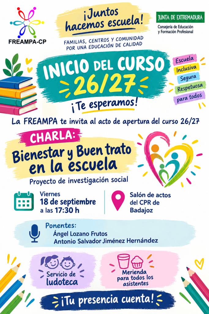 cartel charla apertura